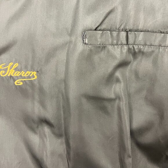 Vintage AJ Gervais Windsor Black Plush Fluffy Full Length Genuine Rabbit Coat - Picture 10 of 12